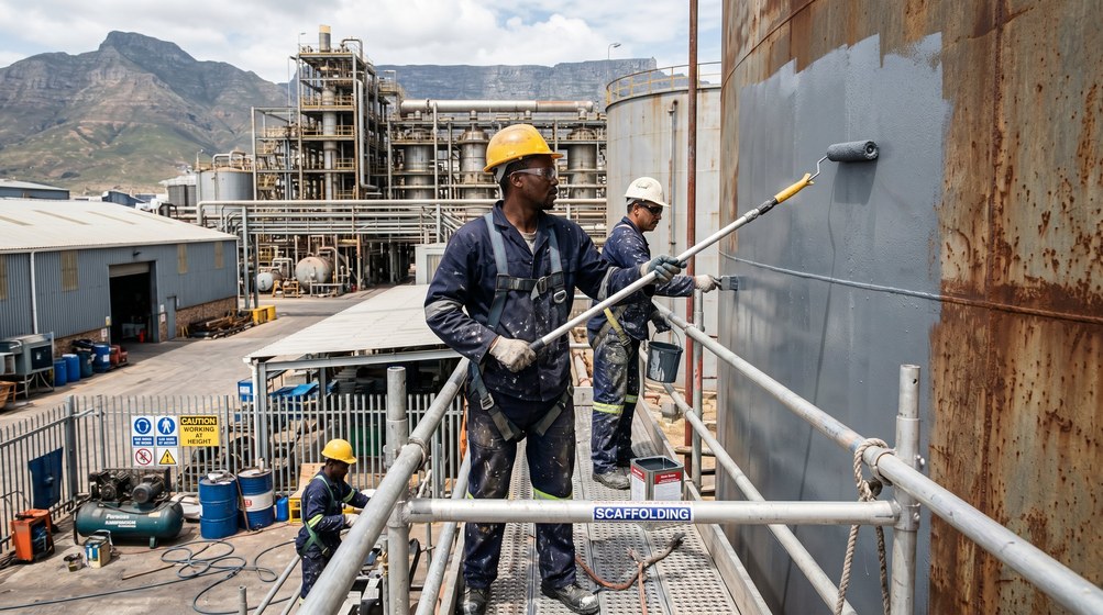 Professional warehouse painting contractors in Milnerton - West Coast industrial specialists